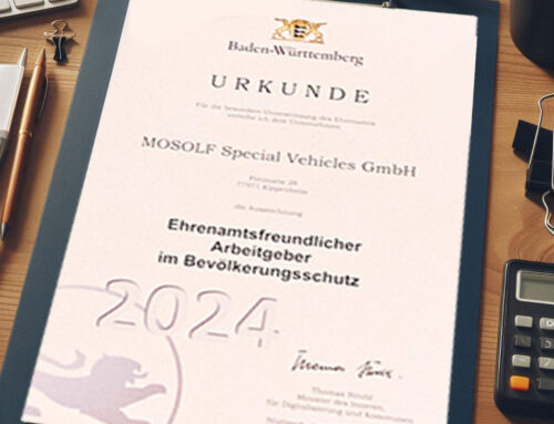 Auszeichnung Ehrenamtsfreundlicher Arbeitgeber im Bevölkerungsschutz